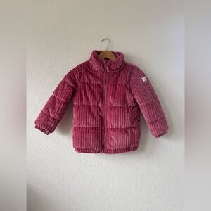 Girls OshKosh B’gosh Kids Pink Corduroy Jacket Coat size 6x NWOT